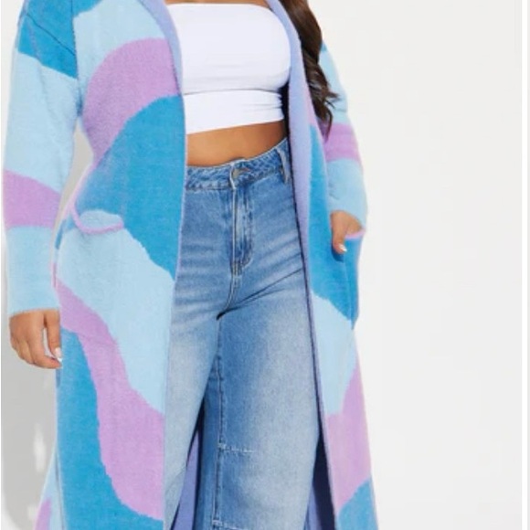 Sweaters - Colorful Women's Sweater Cardigan